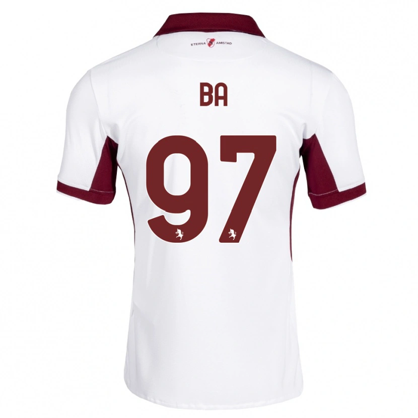 Danxen Kid El-Hadji Ba #97 Burgundy White Red Away Jersey 2026/27 T-Shirt
