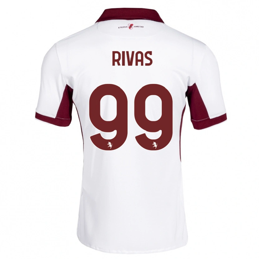 Danxen Kid Feder Rivas #99 Burgundy White Red Away Jersey 2026/27 T-Shirt