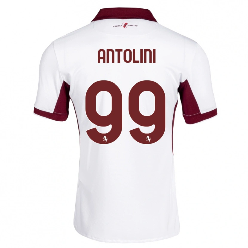 Danxen Kid Jacopo Antolini #99 Burgundy White Red Away Jersey 2026/27 T-Shirt