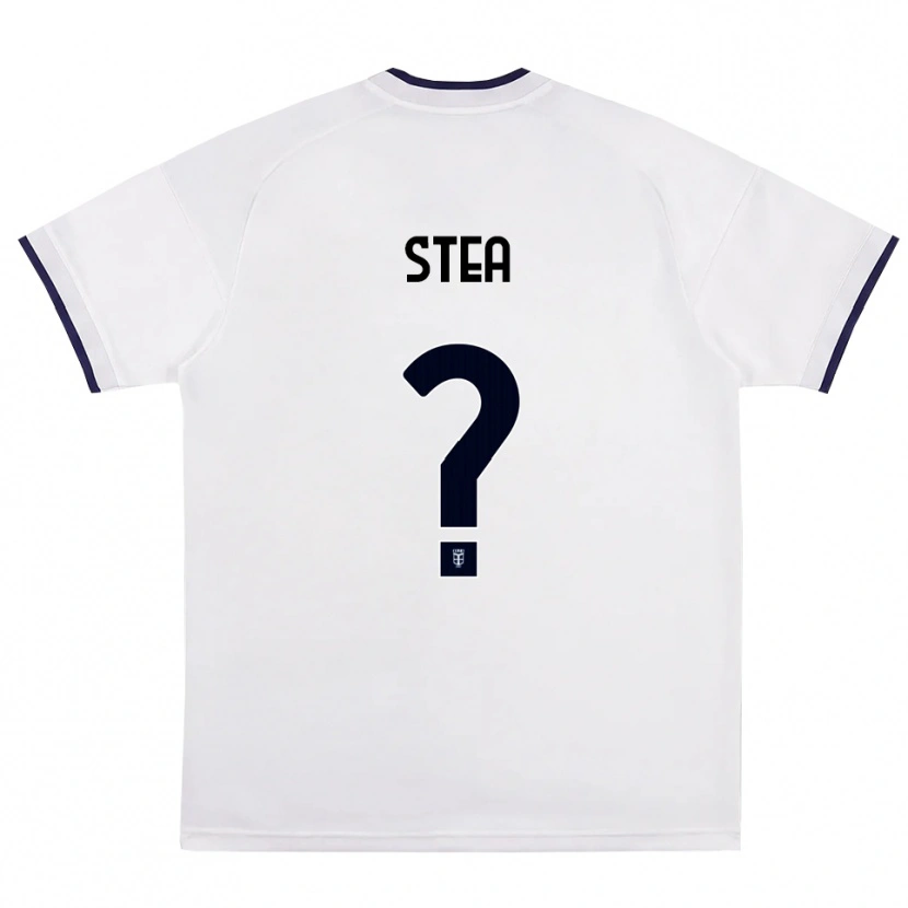 Danxen Kid Guglielmo Stea #0 White Red Royal Blue Away Jersey 2026/27 T-Shirt