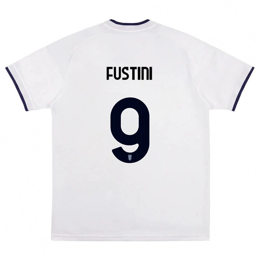 Danxen Kid Kevin Fustini #9 White Red Royal Blue Away Jersey 2026/27 T-Shirt