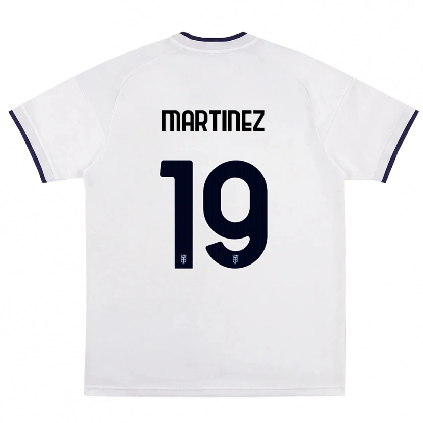 Danxen Kid Diego Martinez #19 White Red Royal Blue Away Jersey 2026/27 T-Shirt