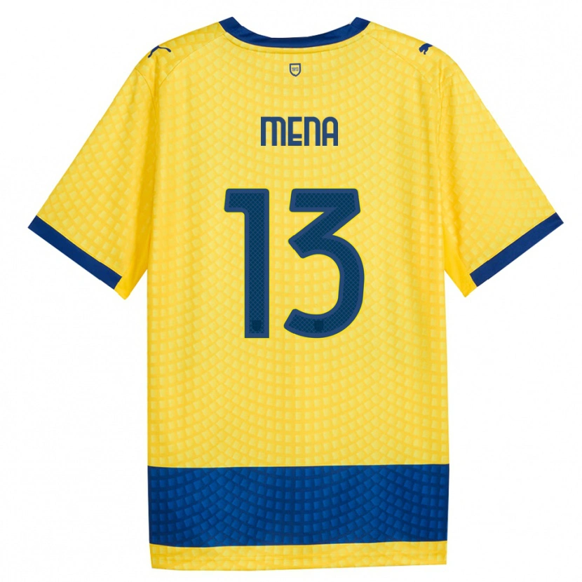 Danxen Kid Marlon Mena #13 Yellow Blue Black Away Jersey 2026/27 T-Shirt