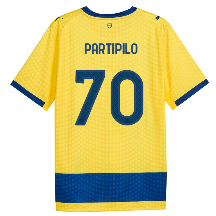 Danxen Kid Anthony Partipilo #70 Yellow Blue Black Away Jersey 2026/27 T-Shirt