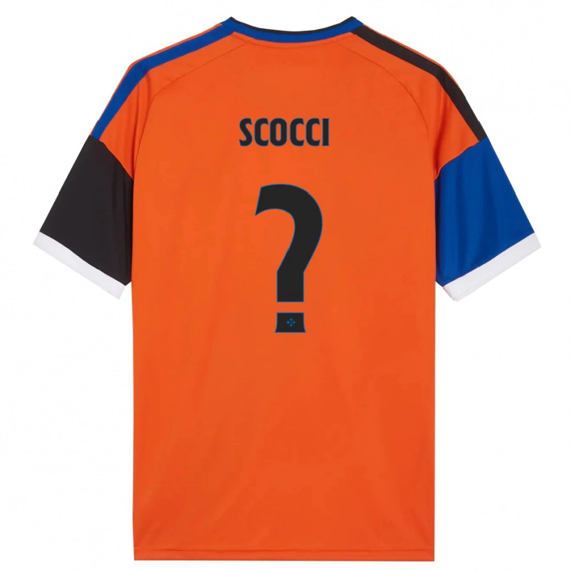 Danxen Kid Nicholas Scocci #0 Orange Blue Black White Away Jersey 2026/27 T-Shirt