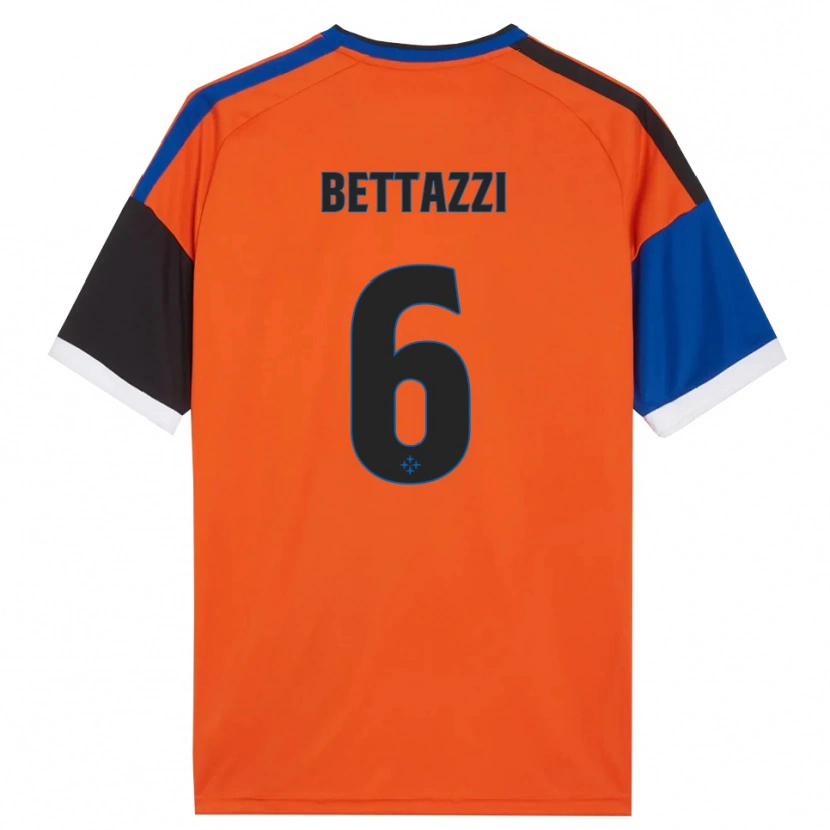 Danxen Kid Brando Bettazzi #6 Orange Blue Black White Away Jersey 2026/27 T-Shirt