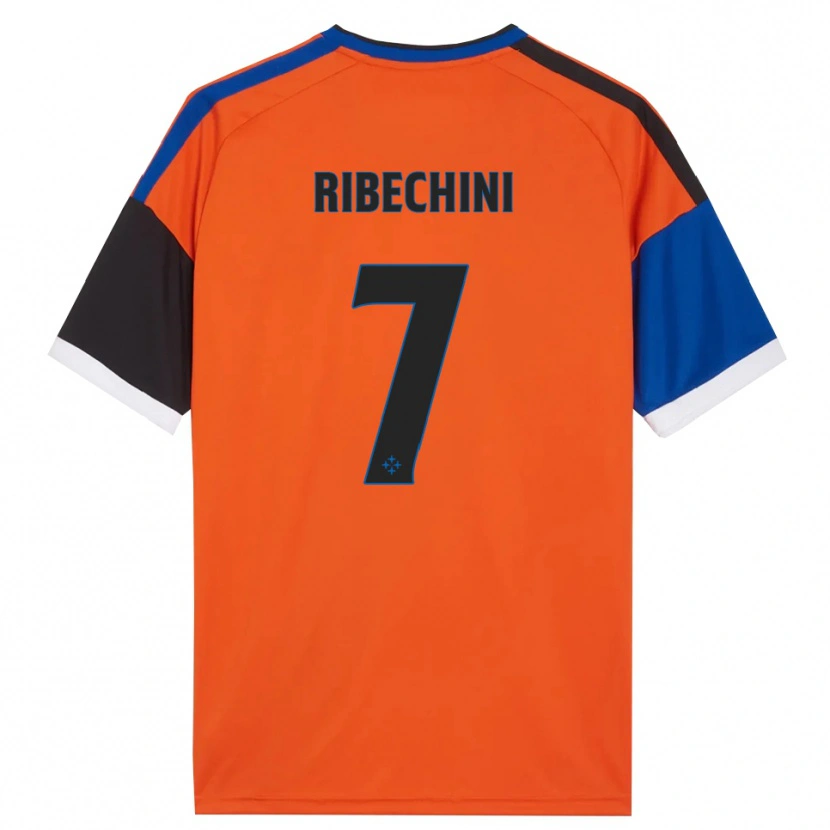 Danxen Kid Michele Ribechini #7 Orange Blue Black White Away Jersey 2026/27 T-Shirt