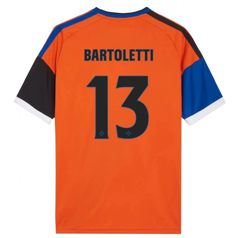 Danxen Kid Diego Bartoletti #13 Orange Blue Black White Away Jersey 2026/27 T-Shirt