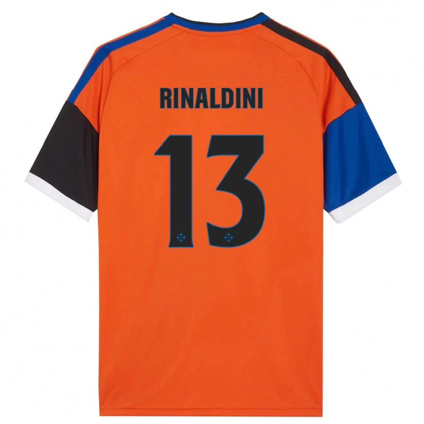 Danxen Kid Duccio Rinaldini #13 Orange Blue Black White Away Jersey 2026/27 T-Shirt