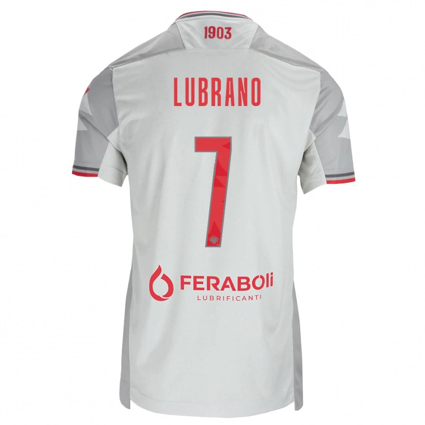 Danxen Kid Antonio Lubrano #7 Grey White Red Away Jersey 2026/27 T-Shirt