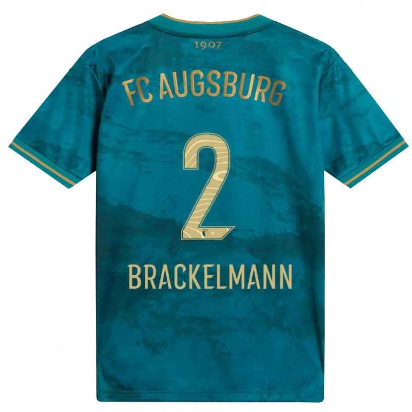 Danxen Kid Calvin Brackelmann #2 Green Brown Away Jersey 2026/27 T-Shirt