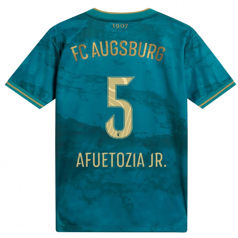 Danxen Kid Junior Atemkeng #5 Green Brown Away Jersey 2026/27 T-Shirt