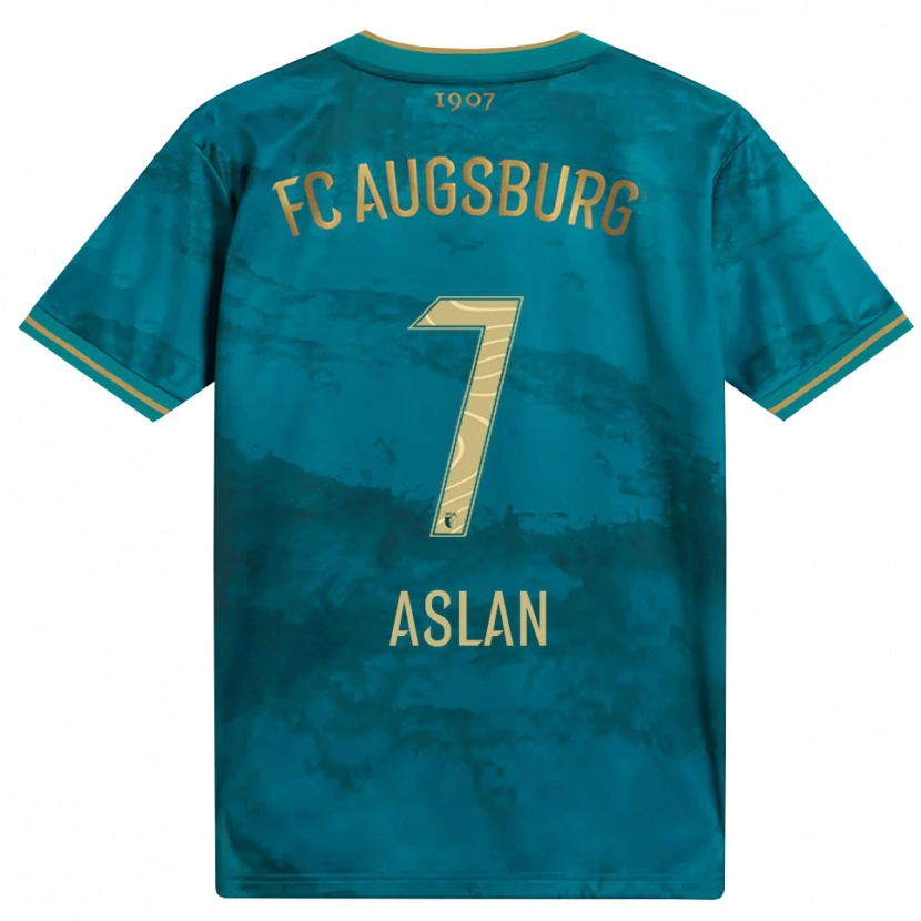 Danxen Kid Berkay Aslan #7 Green Brown Away Jersey 2026/27 T-Shirt