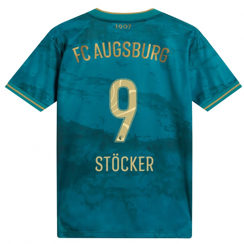 Danxen Kid Louis Stöcker #9 Green Brown Away Jersey 2026/27 T-Shirt