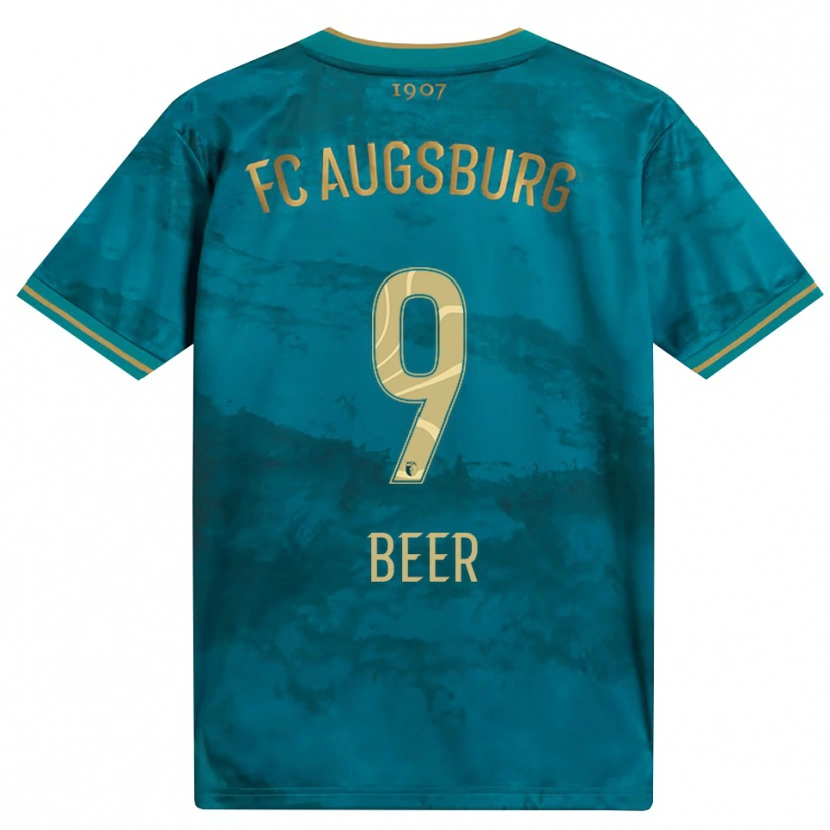 Danxen Kid Eliah Beer #9 Green Brown Away Jersey 2026/27 T-Shirt