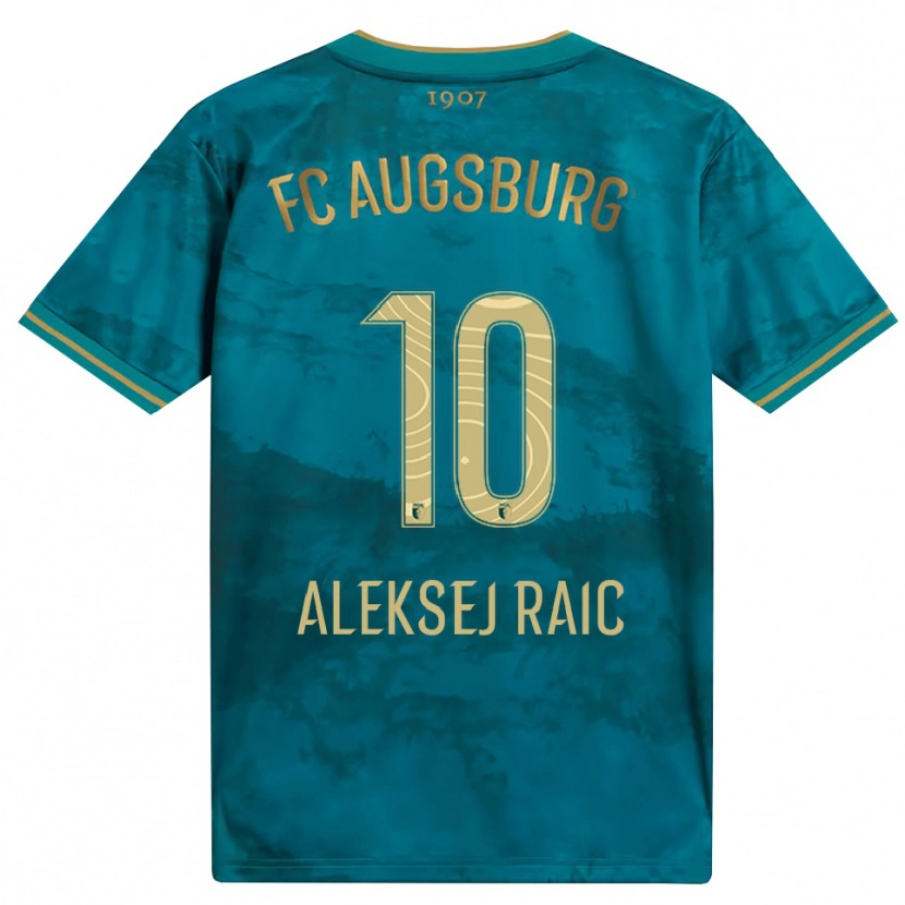 Danxen Kid Neven Aleksej Raic #10 Green Brown Away Jersey 2026/27 T-Shirt