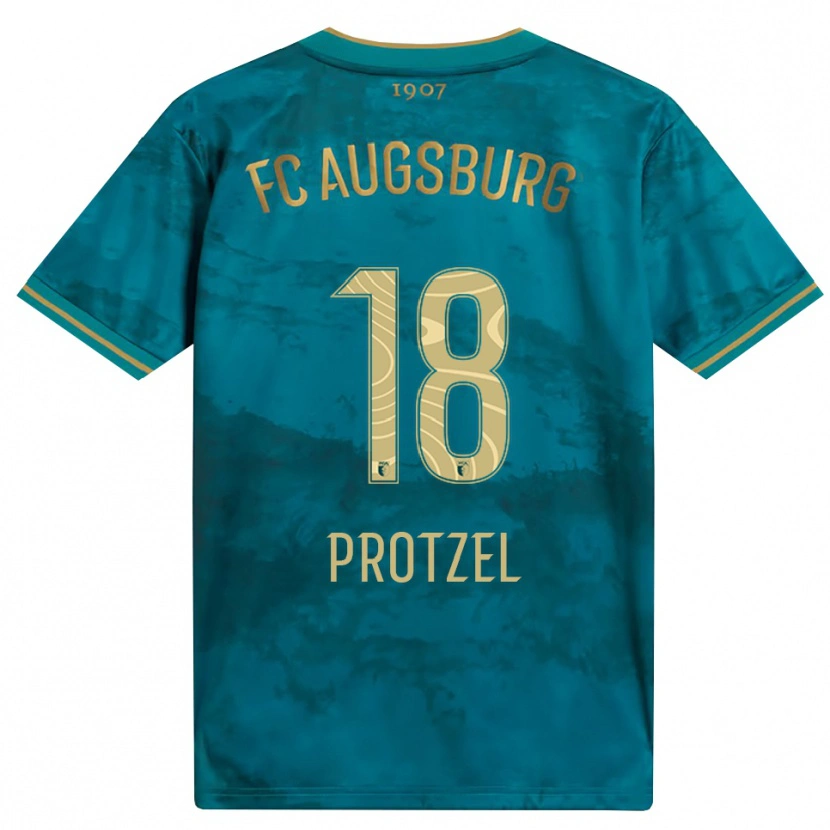 Danxen Kid Ann-Sophie Protzel #18 Green Brown Away Jersey 2026/27 T-Shirt
