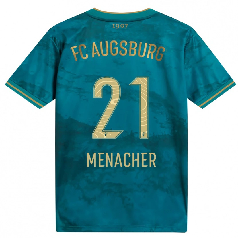 Danxen Kid Anton Menacher #21 Green Brown Away Jersey 2026/27 T-Shirt