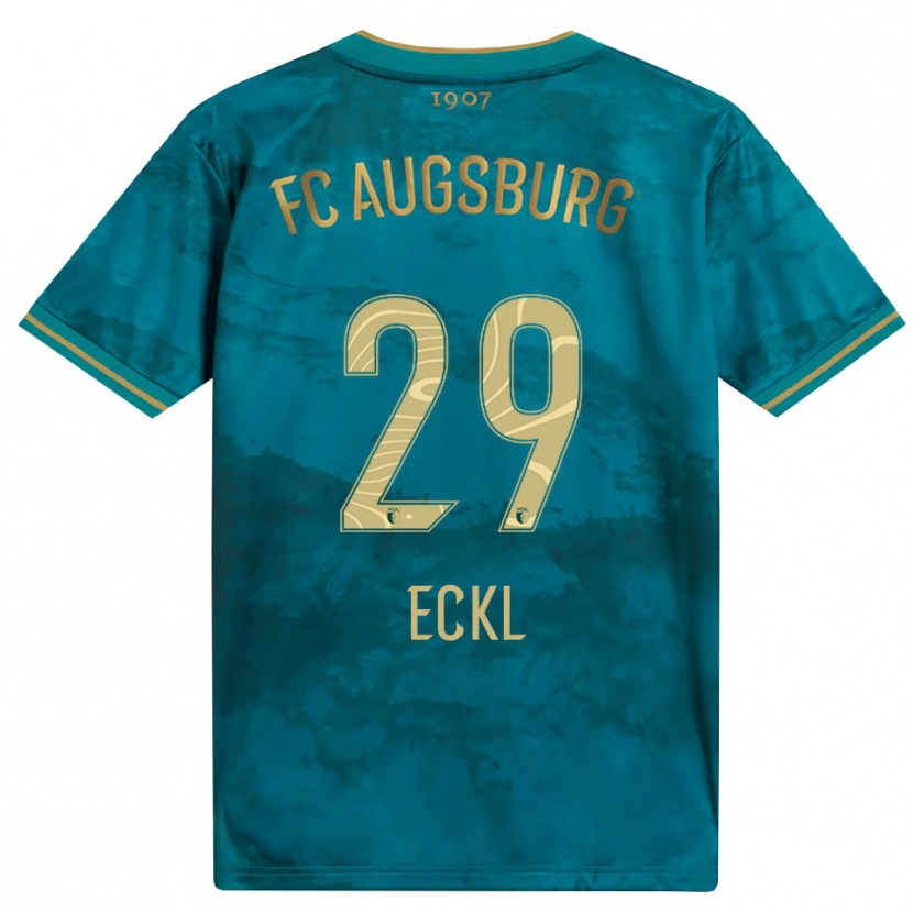 Danxen Kid Florian Eckl #29 Green Brown Away Jersey 2026/27 T-Shirt