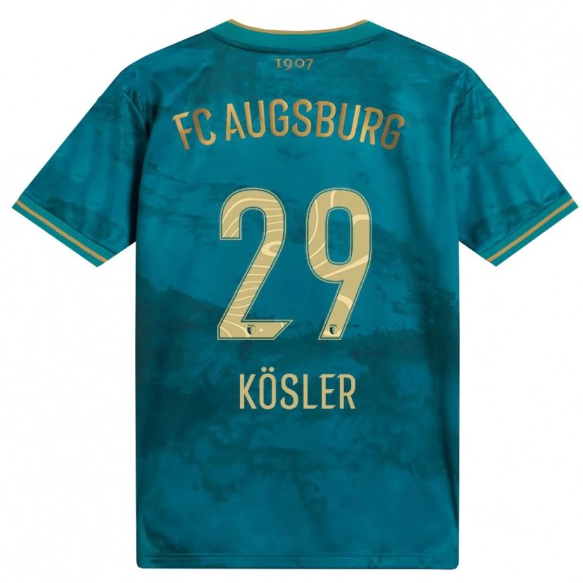Danxen Kid Maximilian Kösler #29 Green Brown Away Jersey 2026/27 T-Shirt