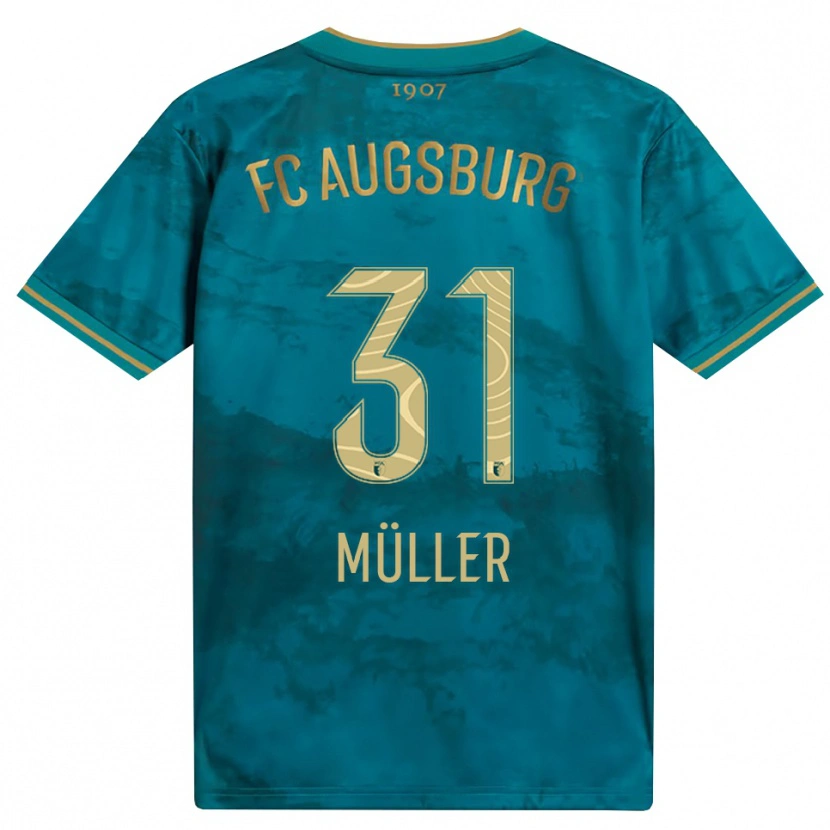 Danxen Kid Noah Müller #31 Green Brown Away Jersey 2026/27 T-Shirt