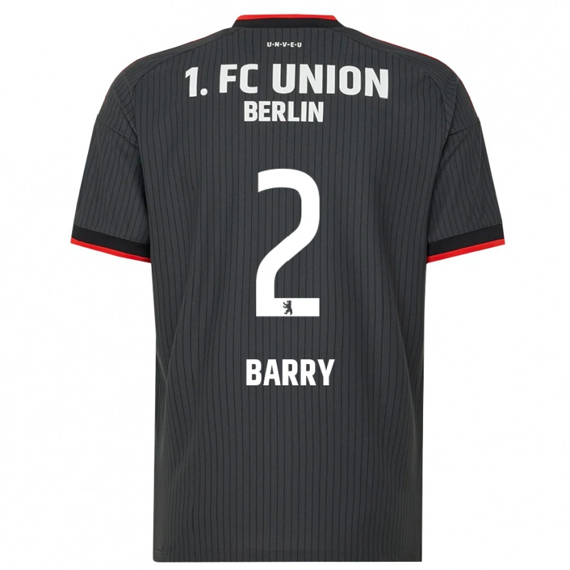 Danxen Kid Sadou Barry #2 Black White Red Away Jersey 2026/27 T-Shirt