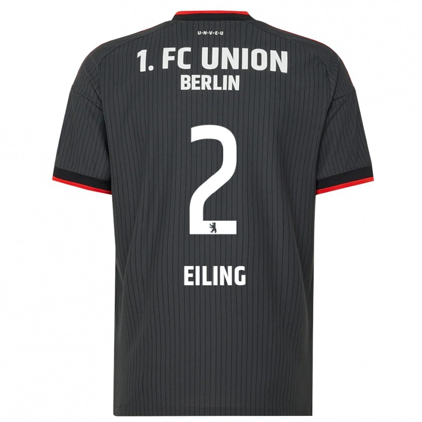 Danxen Kid Phillip Eiling #2 Black White Red Away Jersey 2026/27 T-Shirt