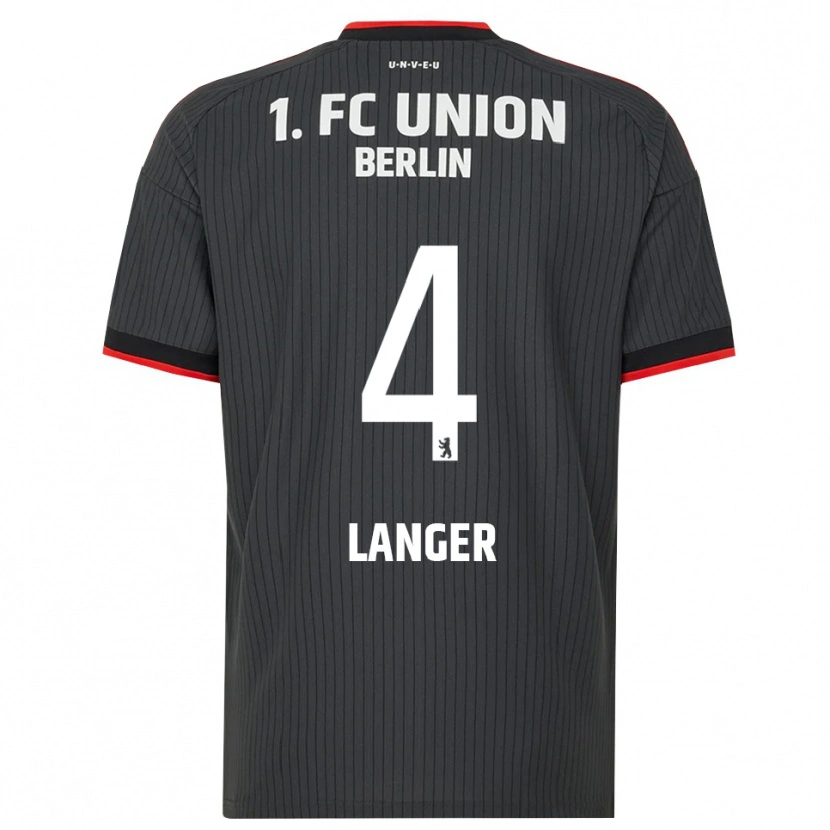Danxen Kid Richard Langer #4 Black White Red Away Jersey 2026/27 T-Shirt