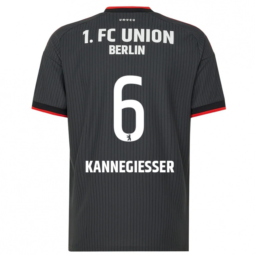 Danxen Kid Tom Kannegießer #6 Black White Red Away Jersey 2026/27 T-Shirt