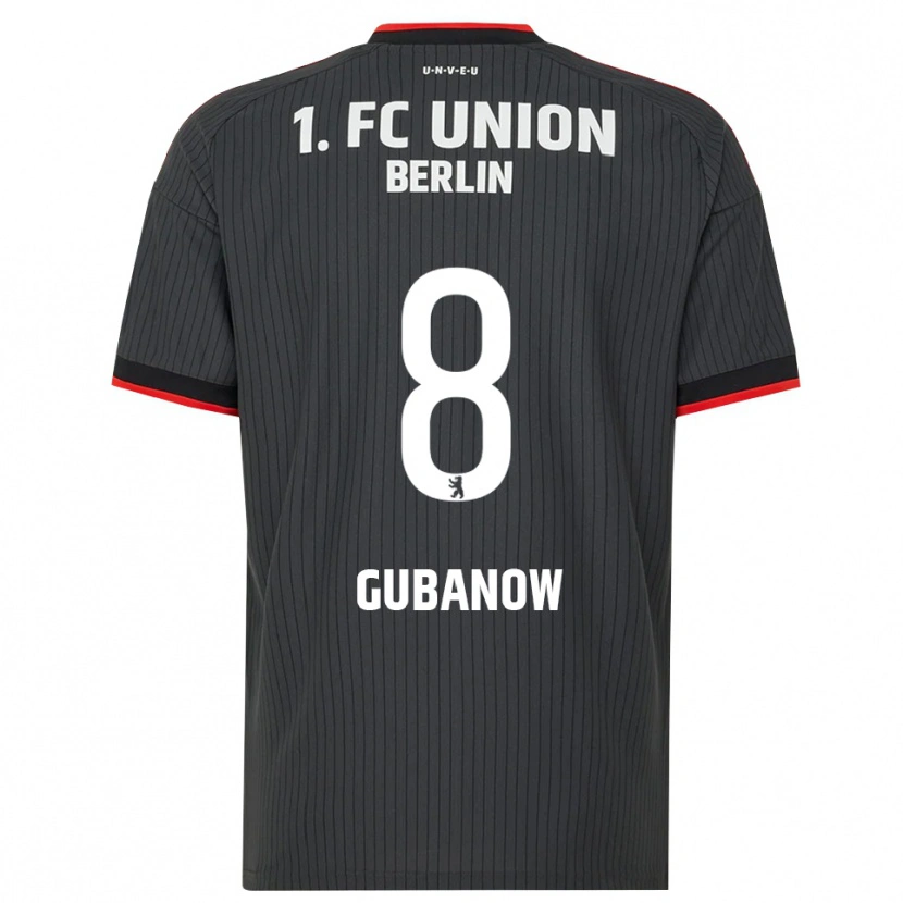 Danxen Kid Oskar Gubanow #8 Black White Red Away Jersey 2026/27 T-Shirt