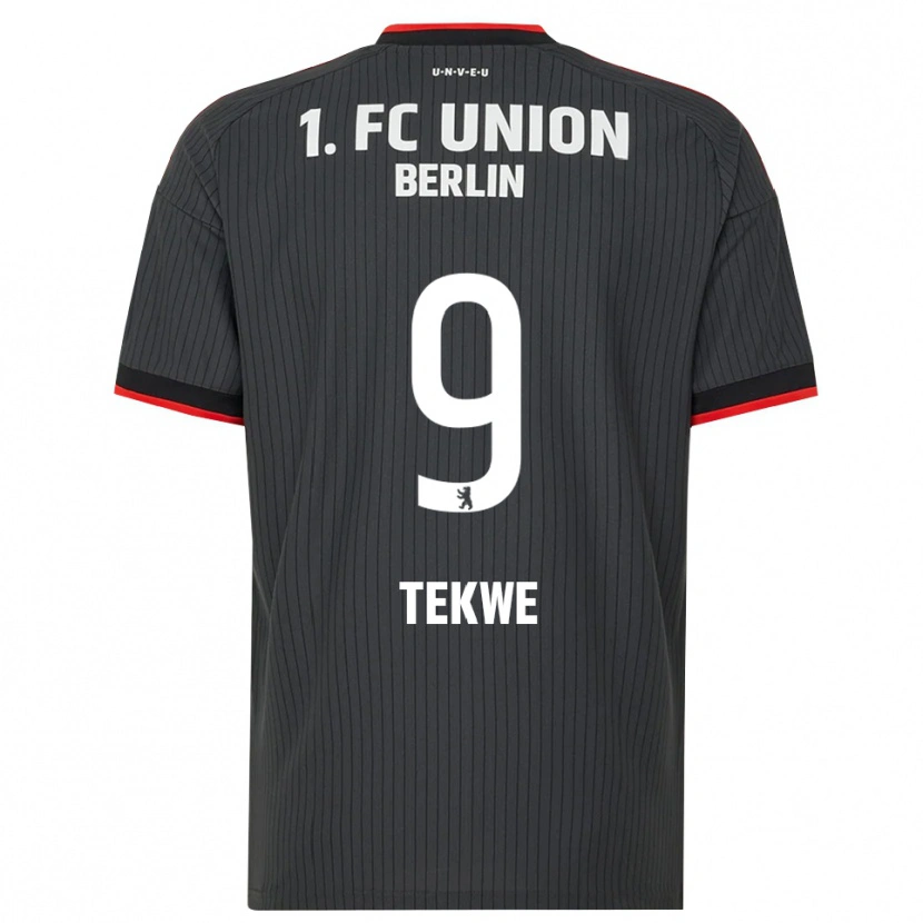 Danxen Kid Harry Tekwe #9 Black White Red Away Jersey 2026/27 T-Shirt
