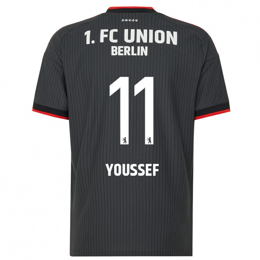 Danxen Kid Nour Youssef #11 Black White Red Away Jersey 2026/27 T-Shirt