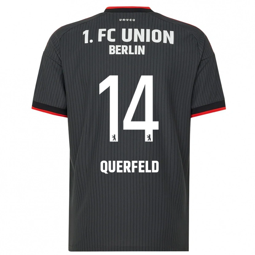 Danxen Kid Leopold Querfeld #14 Black White Red Away Jersey 2026/27 T-Shirt