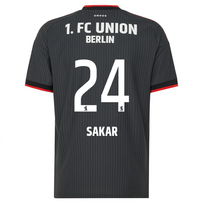 Danxen Kid Fatma Sakar #24 Black White Red Away Jersey 2026/27 T-Shirt