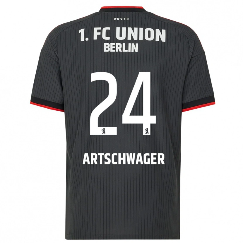 Danxen Kid Finn Artschwager #24 Black White Red Away Jersey 2026/27 T-Shirt