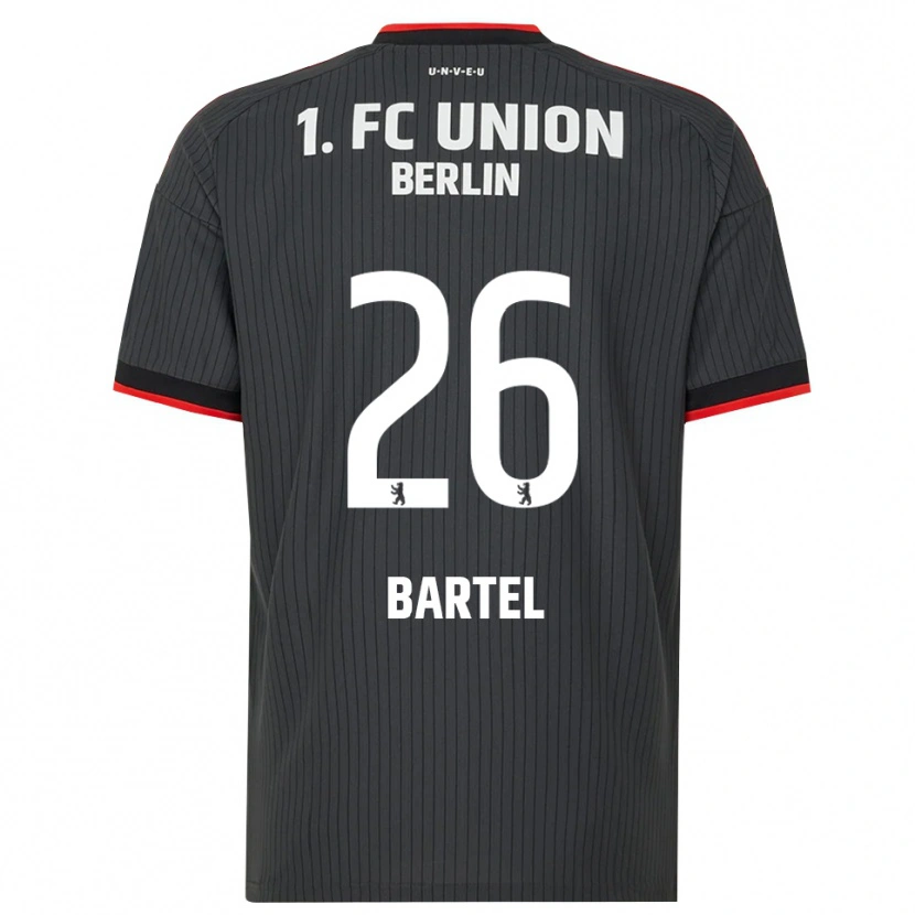 Danxen Kid Oskar Bartel #26 Black White Red Away Jersey 2026/27 T-Shirt