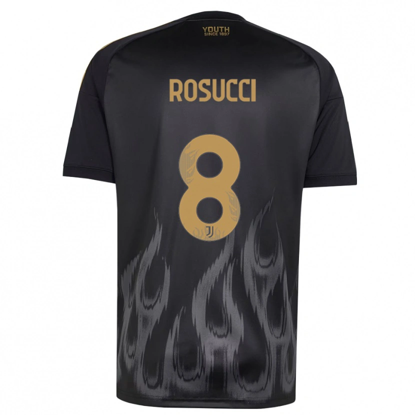 Danxen Kid Martina Rosucci #8 Black Brown Third Jersey 2026/27 T-Shirt