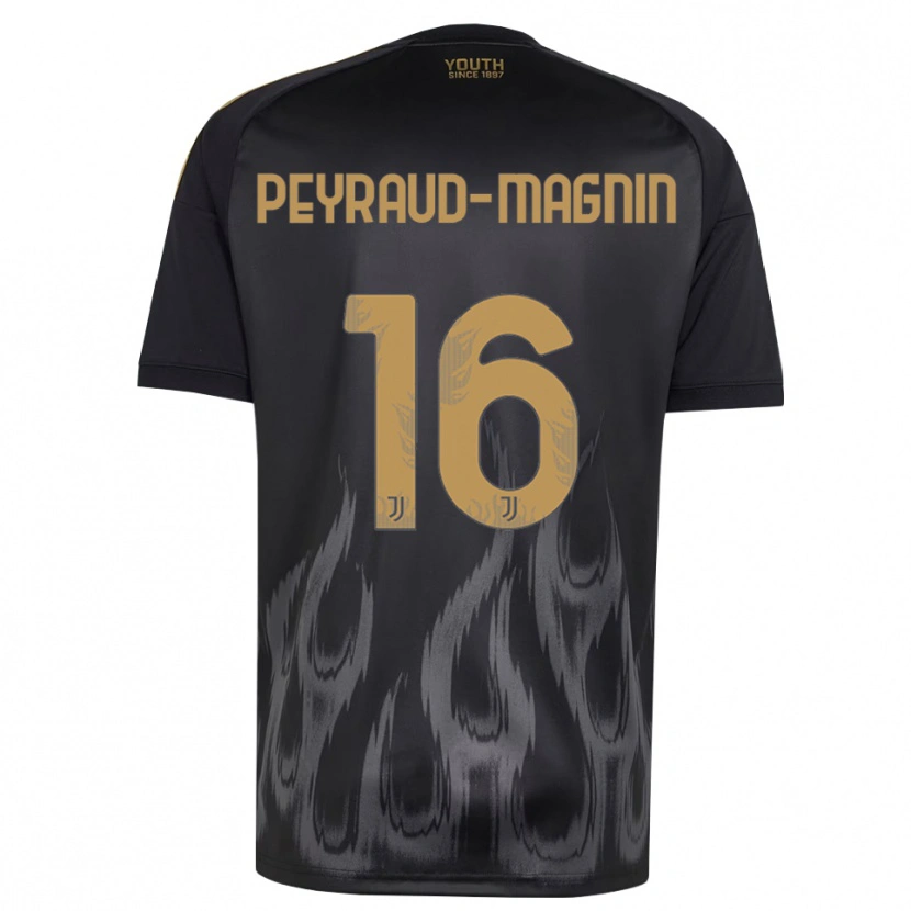 Danxen Kid Pauline Peyraud-Magnin #16 Black Brown Third Jersey 2026/27 T-Shirt