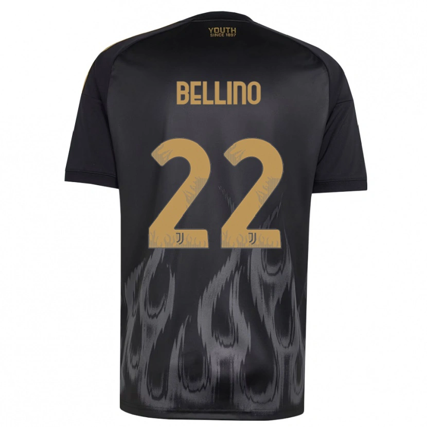 Danxen Kid Filippo Bellino #22 Black Brown Third Jersey 2026/27 T-Shirt