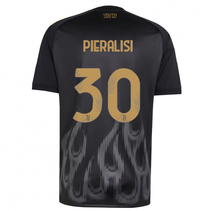Danxen Kid Tommaso Pieralisi #30 Black Brown Third Jersey 2026/27 T-Shirt