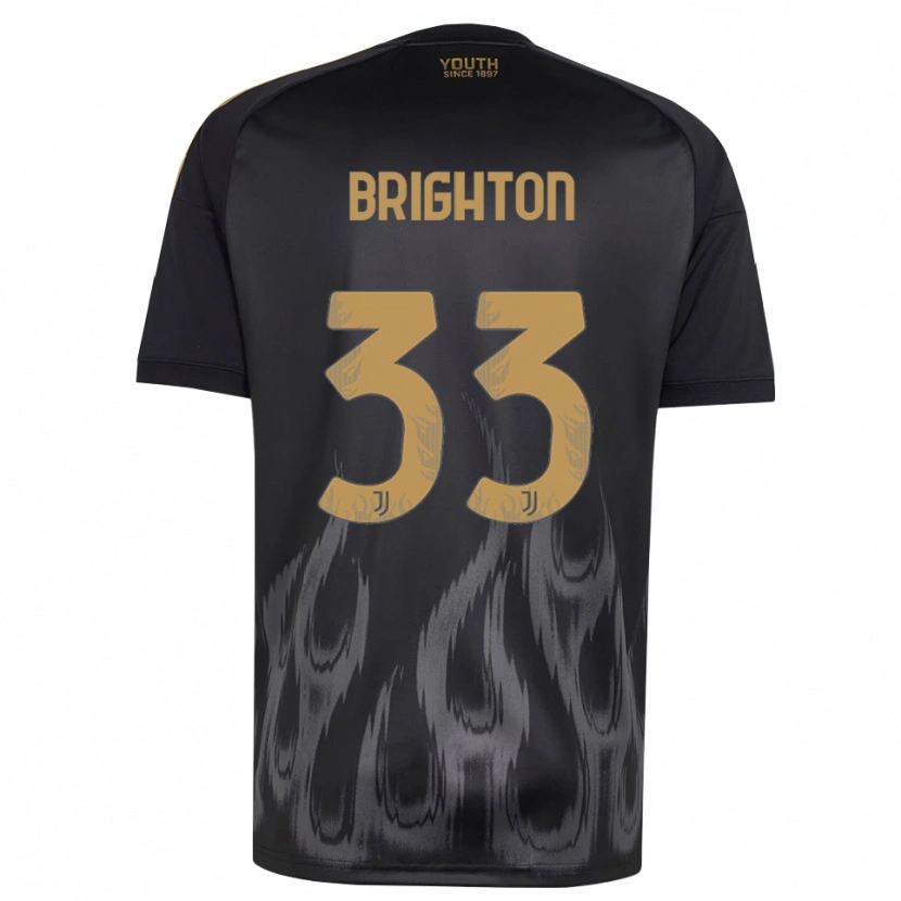 Danxen Kid Abi Brighton #33 Black Brown Third Jersey 2026/27 T-Shirt