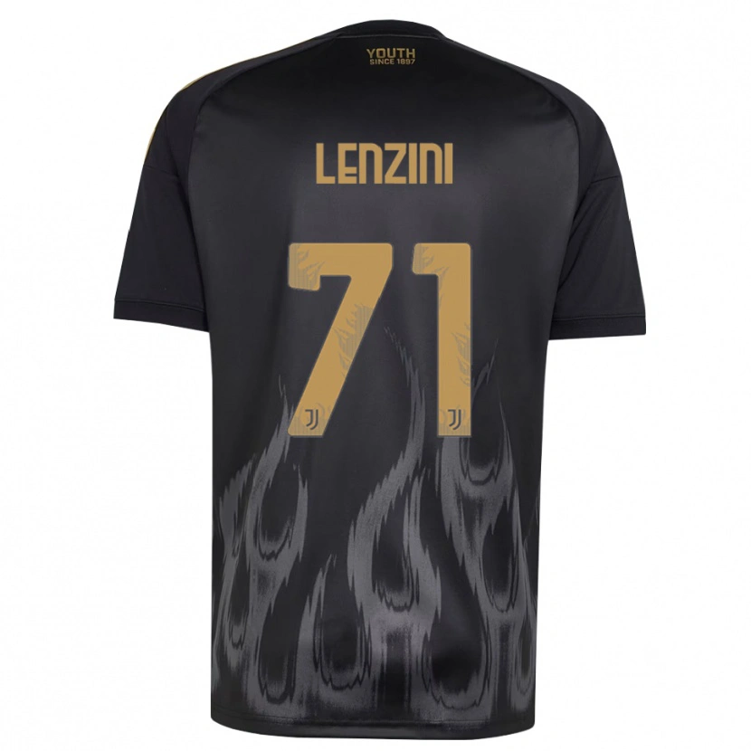 Danxen Kid Martina Lenzini #71 Black Brown Third Jersey 2026/27 T-Shirt
