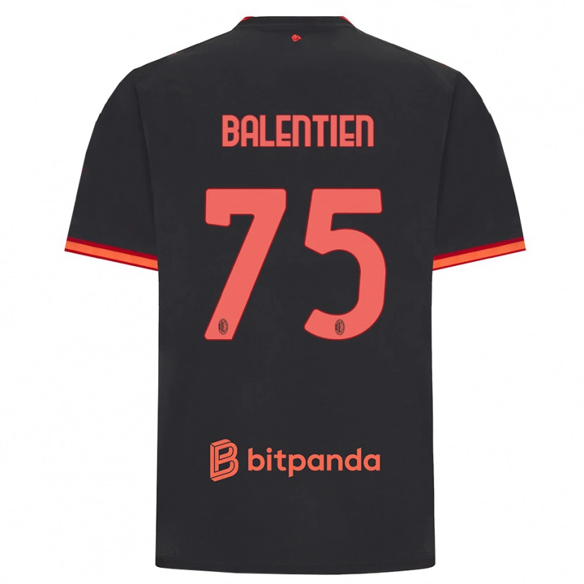 Danxen Kid Cheveyo Balentien #75 Black Red Third Jersey 2026/27 T-Shirt
