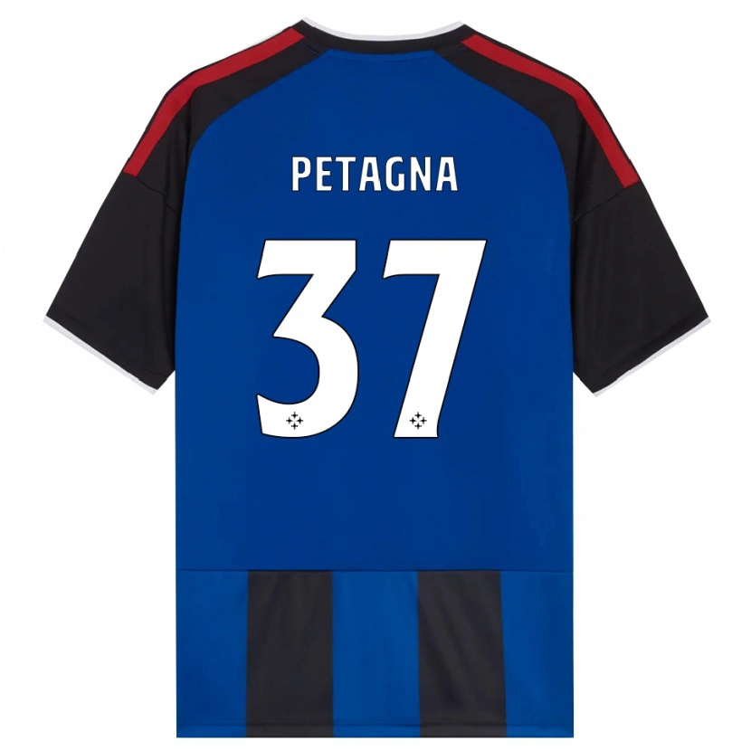 Danxen Kid Andrea Petagna #37 Black Red White Blue Home Jersey 2026/27 T-Shirt