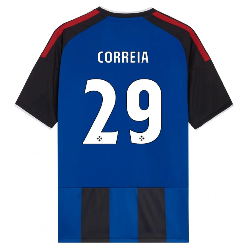 Danxen Kid Omar Correia #29 Black Red White Blue Home Jersey 2026/27 T-Shirt