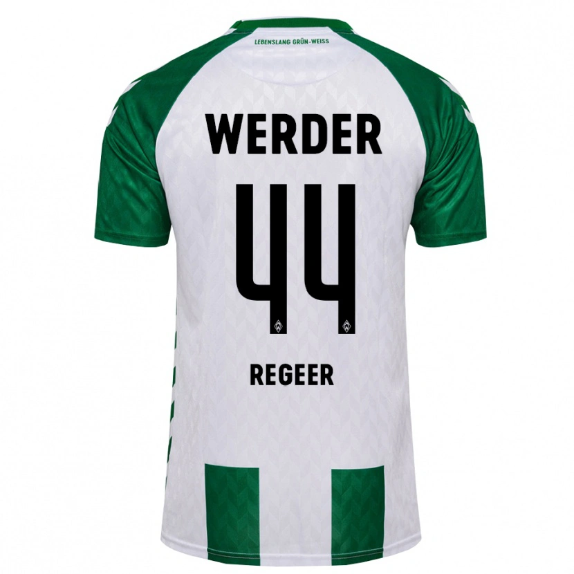 Danxen Men Youri Regeer #44 Green White Home Jersey 2026/27 T-Shirt