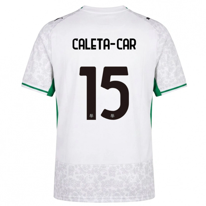 Danxen Men Duje Caleta-Car #15 White Black Green Away Jersey 2026/27 T-Shirt