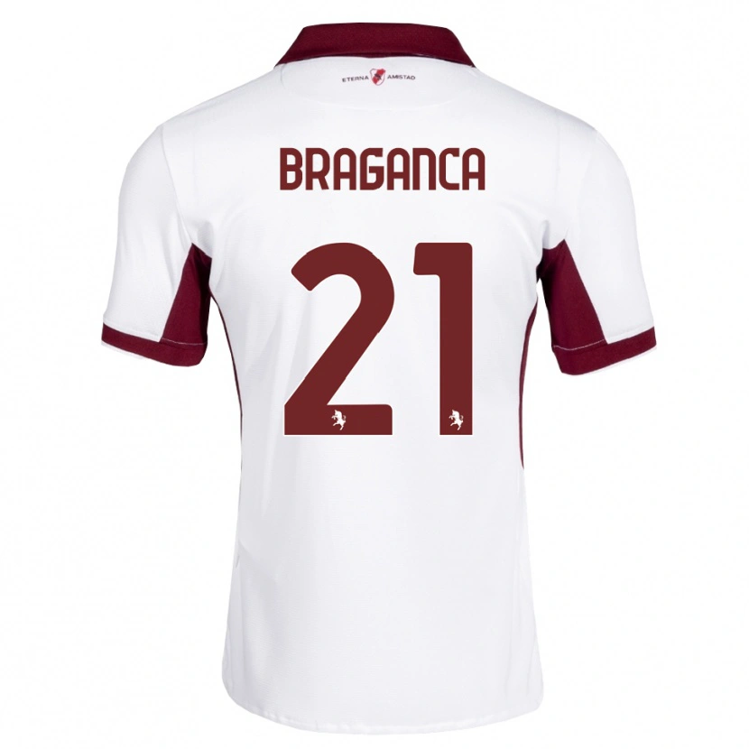 Danxen Men Daniel Bragança #21 Burgundy White Red Away Jersey 2026/27 T-Shirt