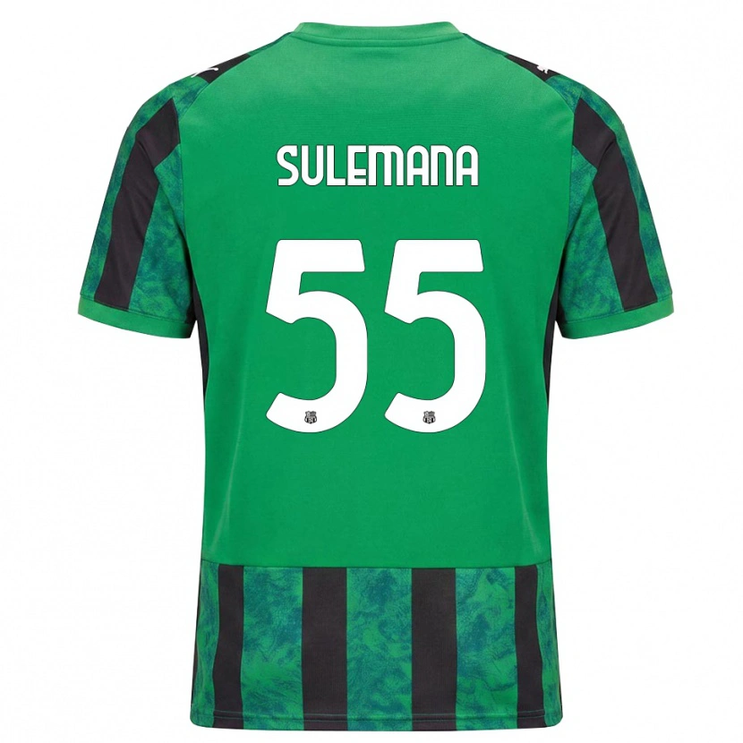 Danxen Men Ibrahim Sulemana #55 Green Black White Home Jersey 2026/27 T-Shirt