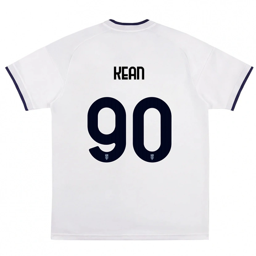 Danxen Men Moise Kean #90 White Red Royal Blue Away Jersey 2026/27 T-Shirt